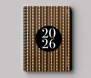 Fotodiár autorský - Miniivet - Boho diár - Les - hnedá